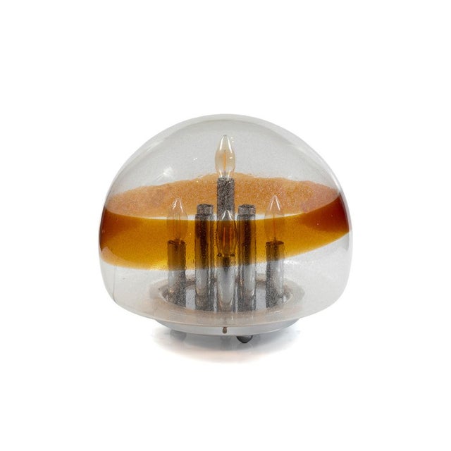 Murano Table Lamp from Mazzega, Italy, 1970s For Sale - Image 3 of 3