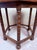 Brown Spanish Hexagonal Wood Side Table with Turned Legs, 1930 For Sale - Image 8 of 10