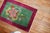 Early 21st Century Zabihi Collection Art Deco Large Flower Mat Size Rug - 2' x 2'10" For Sale - Image 5 of 5