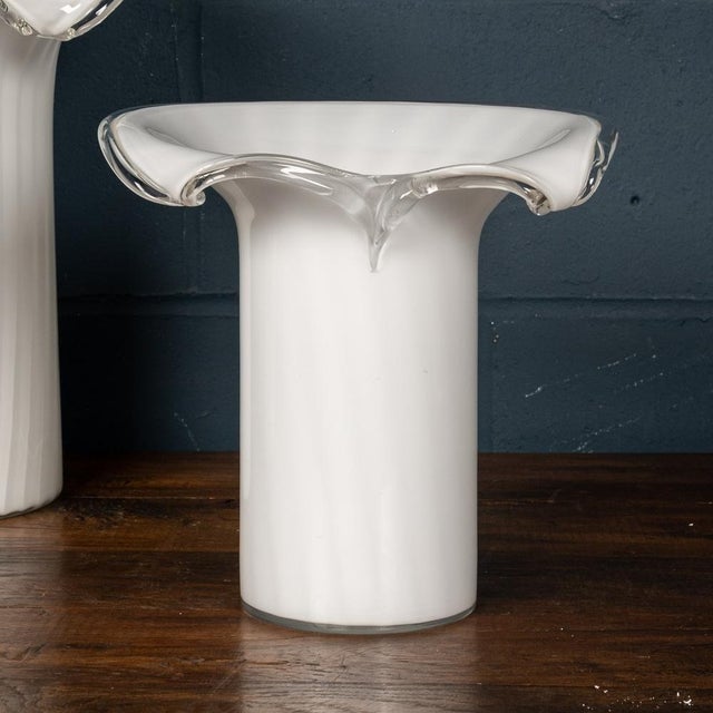 Italian Murano Glass Table Lamps, 1980, Set of 3 For Sale - Image 9 of 12