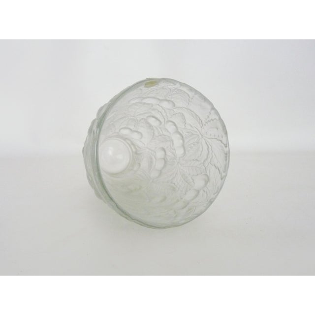 Glass Vintage Crystal Vase, 1970s For Sale - Image 7 of 9