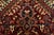 Heriz Rug 8' X 11'1'' Red Wool Vintage Traditional Hand-Knotted Oriental Carpet For Sale - Image 9 of 15