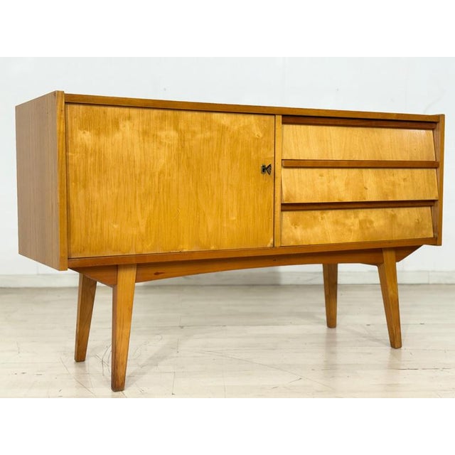 Wood Mid-Century Sideboard or Chest of Drawers, 1960s For Sale - Image 7 of 11