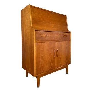 Mid-Century Teak Bureau with Fall Front from Jentique, 1960s For Sale