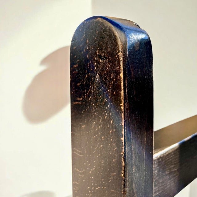 Extra Large Vintage Studio Easel in Oak, 1950s, Rollable Crank Spindle, Height Adjustable For Sale - Image 10 of 18