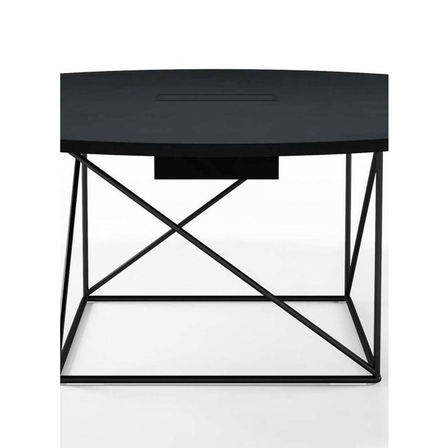 Black LC15 Conference Table by Le Corbusier for Cassina For Sale - Image 8 of 18