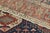 Textile Antique Persian Heriz Karaja Rug, Triple Medallion in Red and Navy - Rug & Kilim For Sale - Image 7 of 7