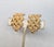 1960s Vintage 1960s Signed Napier Goldtone Lattice Clip Earrings - 2 Pieces For Sale - Image 5 of 7