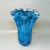 Blue Vintage Fazzoletto Murano Glass Vase by Dogi, Italy, 1970s For Sale - Image 8 of 8