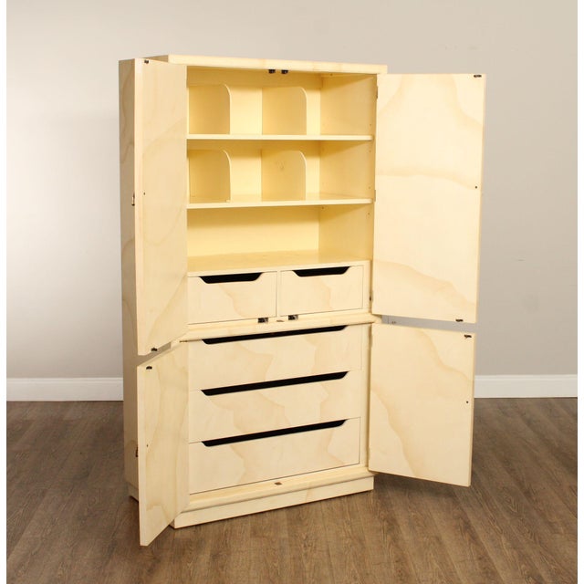 Hollywood Regency Henredon 'Villa Borghese' Carved and Lacquered Armoire For Sale - Image 3 of 18