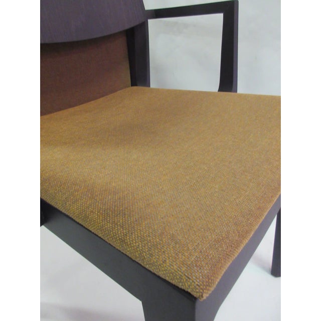 Wood New Isa Armchair in Beech Wood With Upholstered Seat by Capdell For Sale - Image 7 of 10