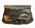 A metallic pewter snakeskin clutch by Varon: Silver frame embellished with dazzling Swarovski crystals. Comes with...