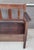Brown Antique Hall Bench Mission Oak by Lifetime Furniture. Circa. 1910 For Sale - Image 8 of 18