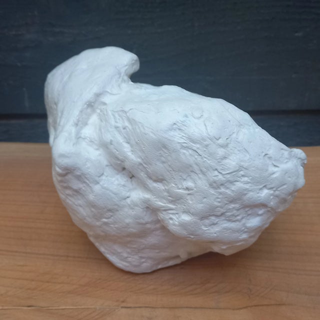 Vintage Plaster Abstract Natural Color Palette Sculpture For Sale - Image 4 of 12