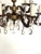 1920s Antique French Brass and Lead Crystal 12-Light Chandelier, 1920s For Sale - Image 5 of 11