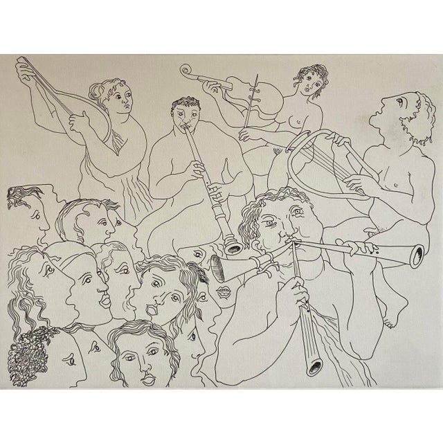 Enrico Baj (1924-2003) Italian, limited edition print. Hand signed and numbered in pencil from limited edition of 100...