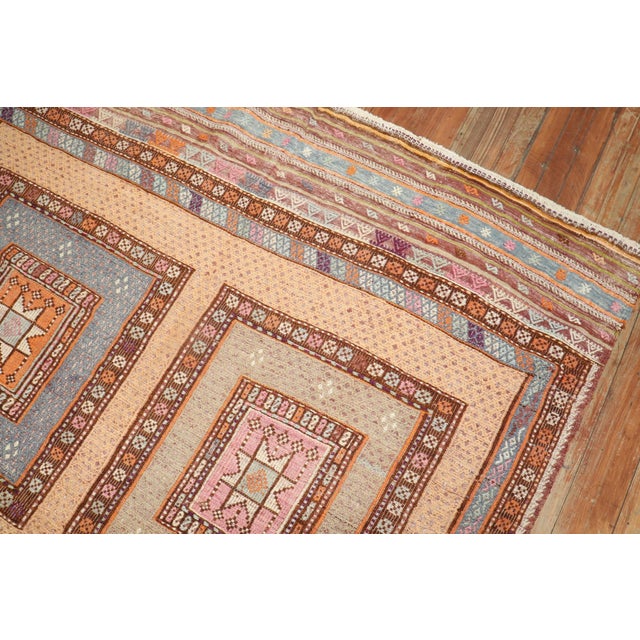 Vintage Turkish Jajim - 5'11" x 11'7" For Sale In New York - Image 6 of 8