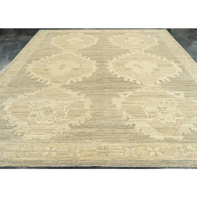 Turkish Oushak Rug 9'2" x 12'7" #23006 Explore a curated collection of hallway runners, wool rugs, and handmade...