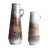 Mid-Century Modern Art Ceramic Vases by Ingrid Atterberg for Upsala-Ekeby, 1970s, Set of 2 For Sale
