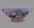 Pink Antique Old Paris Porcelain 14.5” Punch Bowl Hand Painted Fruit Flowers Pink Gold For Sale - Image 8 of 12