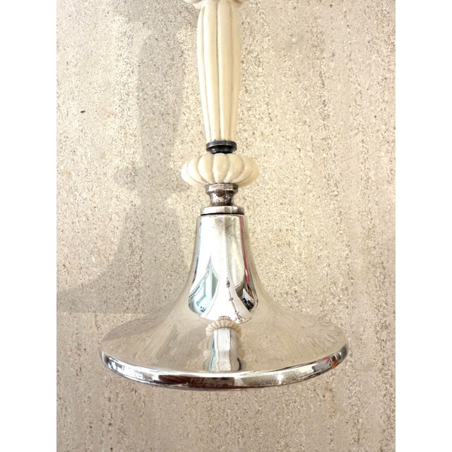 Dior Silverplate Candleholders For Sale - Image 12 of 12