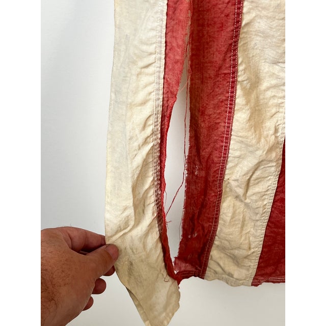 Late 18th Century Vintage Valley Forge “76” Bennington American Flag, Bicentennial Era C. 1976 For Sale - Image 5 of 9
