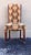 20th Century Set of Six Deco Dark Walnut Refinished Tall Back Dining Chairs For Sale - Image 16 of 18