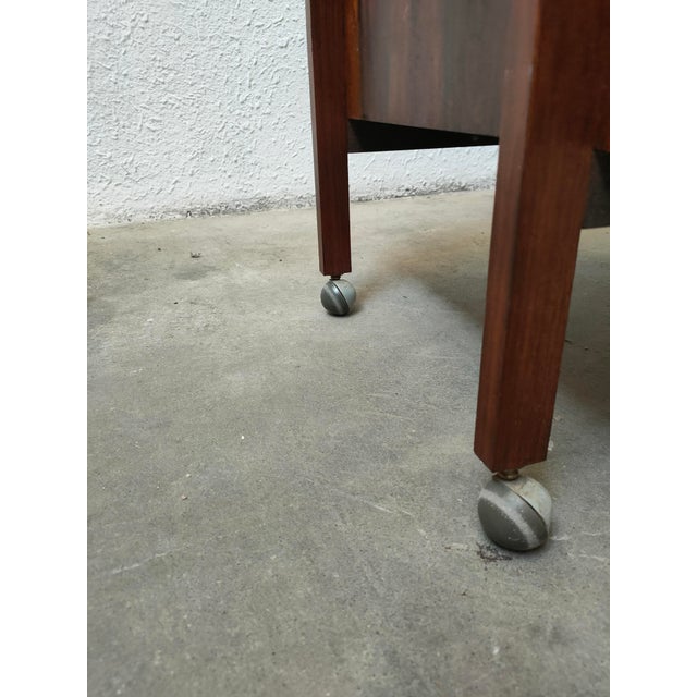 Mid-Century Modern Palisandro Bar Cart, 1980 For Sale - Image 6 of 8