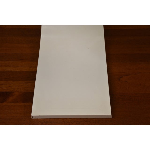 White 1970s White Mid Century Table Lamp by Jack Haywood for Modeline For Sale - Image 8 of 9