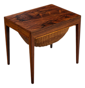 Vintage Danish Sewing Table in Rosewood by Severin Hansen, 1960