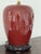 Chinese Exceptional Chinese Porcelain Ox Blood Sang De Boeuf Ginger Jar Lamp For Sale - Image 3 of 11