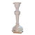 Italian Pair of Vintage Italian Capodimonte-Style Porcelain Candlesticks, Gilt Trim, 10" For Sale - Image 3 of 15