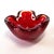 Glass 1960s Italian Murano Style Art Glass Red Bowl / Ashtray For Sale - Image 7 of 8