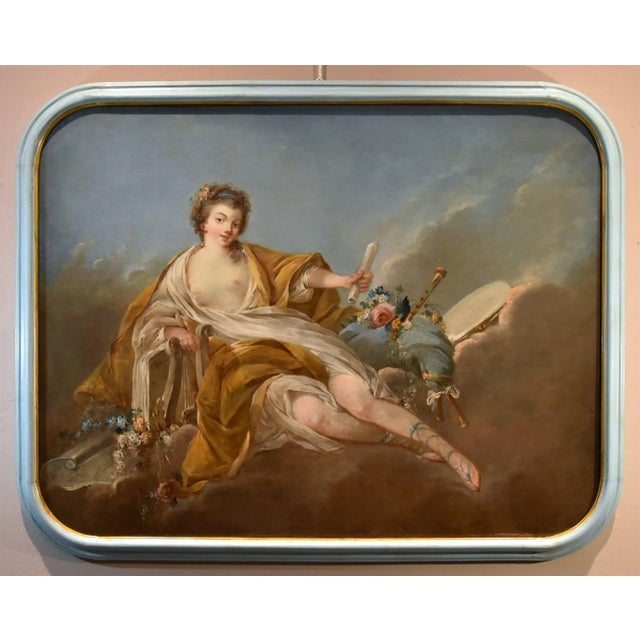 Pierre charles trémolières (cholet, 1703 - paris, 1739) allegory of music (the muse euterpe) oil on canvas (112 x 86 cm -...