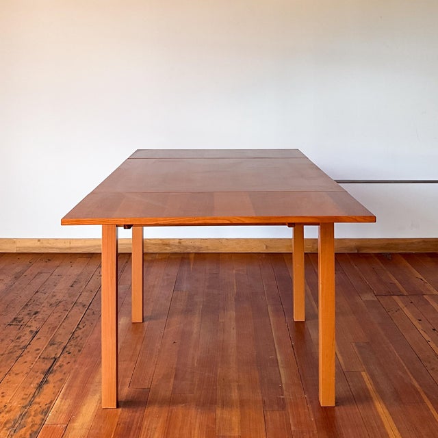 Wood 1990s Danish Modern Teak Extension Dining Table For Sale - Image 7 of 18