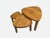 Triangular Oak Nesting Tables by Pierre Chapo, 1970s, Set of 3 For Sale - Image 9 of 10