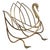 Mid-Century Swan Shaped Magazine Rack in Brass attributed to Maison Jansen, 1960s For Sale - Image 11 of 11
