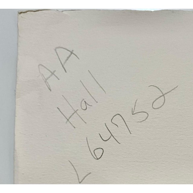 Susan Hall, Large Monotype Monoprint Print Scenic Lake Landscape Susan Hall Woman Artist, c. 20th century For Sale In Miami - Image 6 of 6