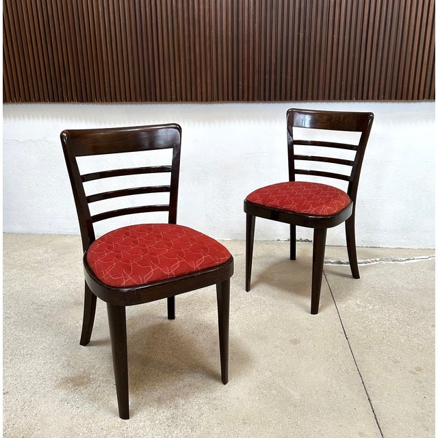 Art Deco Dining Chairs from Ton, Former Czechoslovakia, 1930s, Set of 4 For Sale - Image 9 of 18