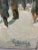 Rustic European 1946 Vintage European City Scene Oil on Canvas For Sale - Image 3 of 13