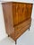 This listing is for a Mid-Century Modern Brasilia Style Walnut High Chest. Featuring a straight line design, two doors...