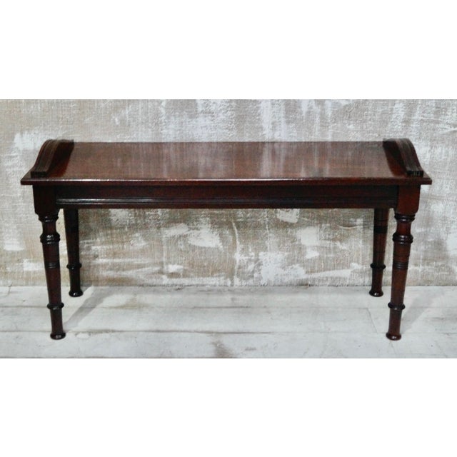 Edwardian Hall Bench, 1901 For Sale - Image 10 of 10