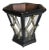 1920s Oversized Art Deco Period Mirrored Hexagon Form Bronze Mounted Trash Can For Sale