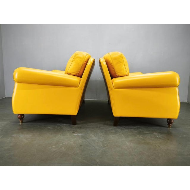 Leather George Sofas from Poltrona Frau, Italy, 1992, Set of 2 For Sale - Image 6 of 18