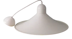 Space Age White Pendant from Massive