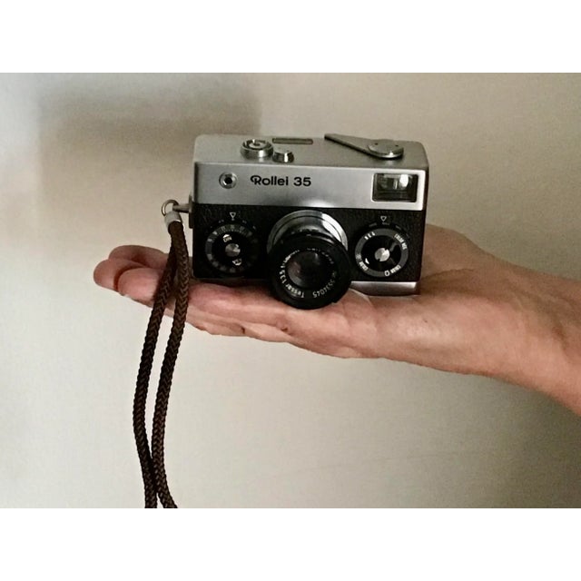 Chrome 1960s Rollei 35 Viewfinder Camera For Sale - Image 8 of 8