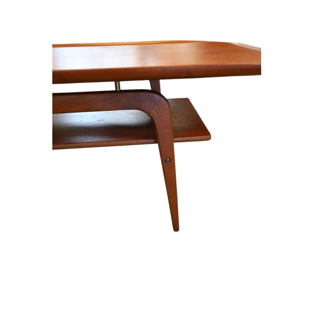 Vintage Teak Coffee Table by Arne Hovmand Olsen, 1960s For Sale - Image 10 of 15