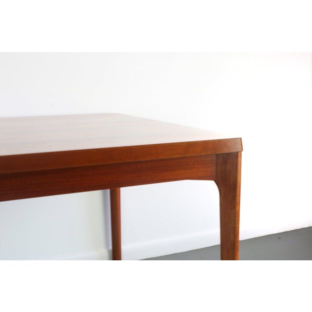 Wood Long Teak Extension Dining Table / Conference Table by Vejle Stole & Mobelfabrik, Denmark For Sale - Image 7 of 9