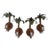 1950s Vintage Tole Palm Tree Sconces - Set of 4 For Sale