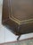 Vintage Console Writing Desk Featuring Ornate Cast Metal Winged Female Caryjate For Sale - Image 4 of 5
